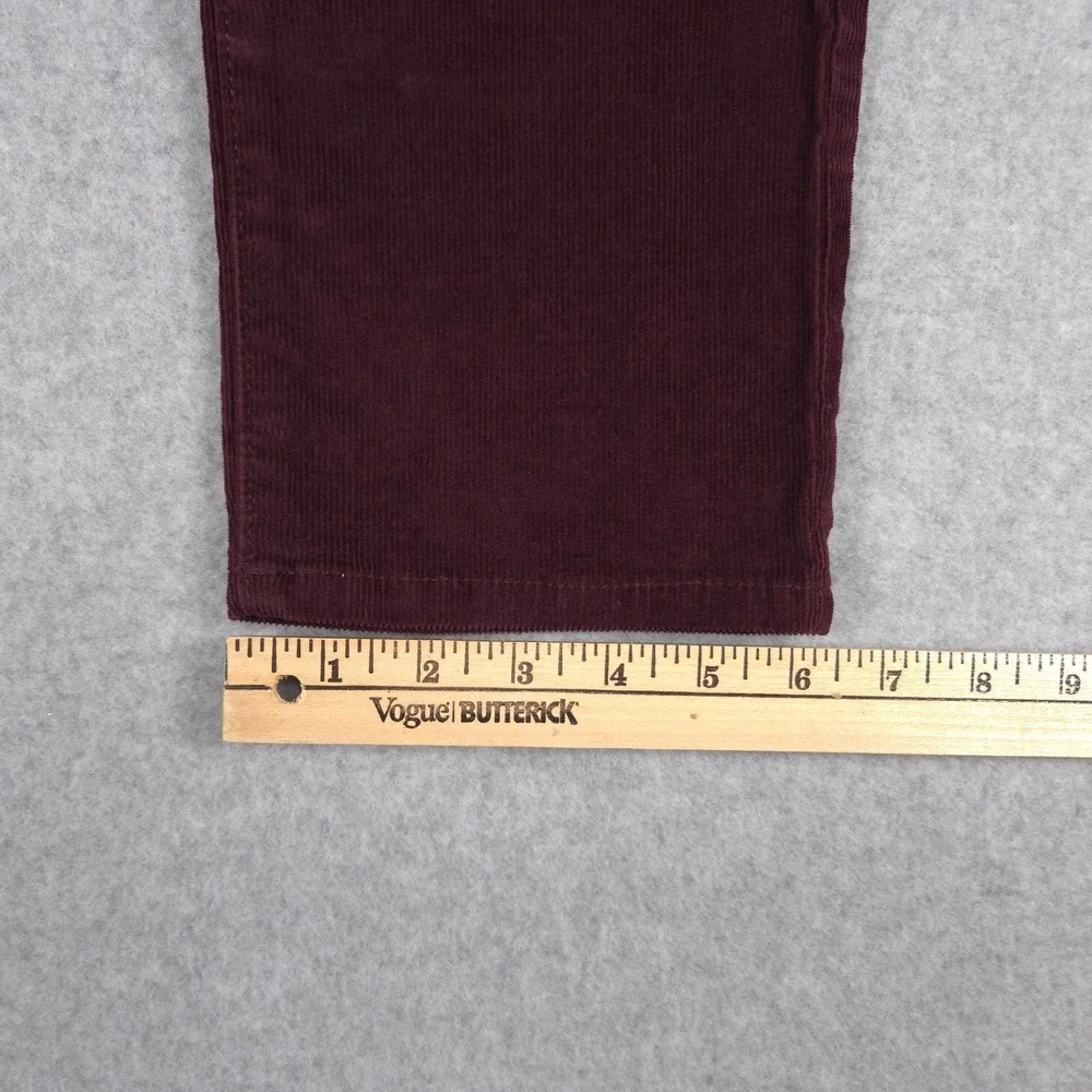 Banana Republic Womens Size 29 / 8 Burgundy Corduroy Pants Academia Preppy
